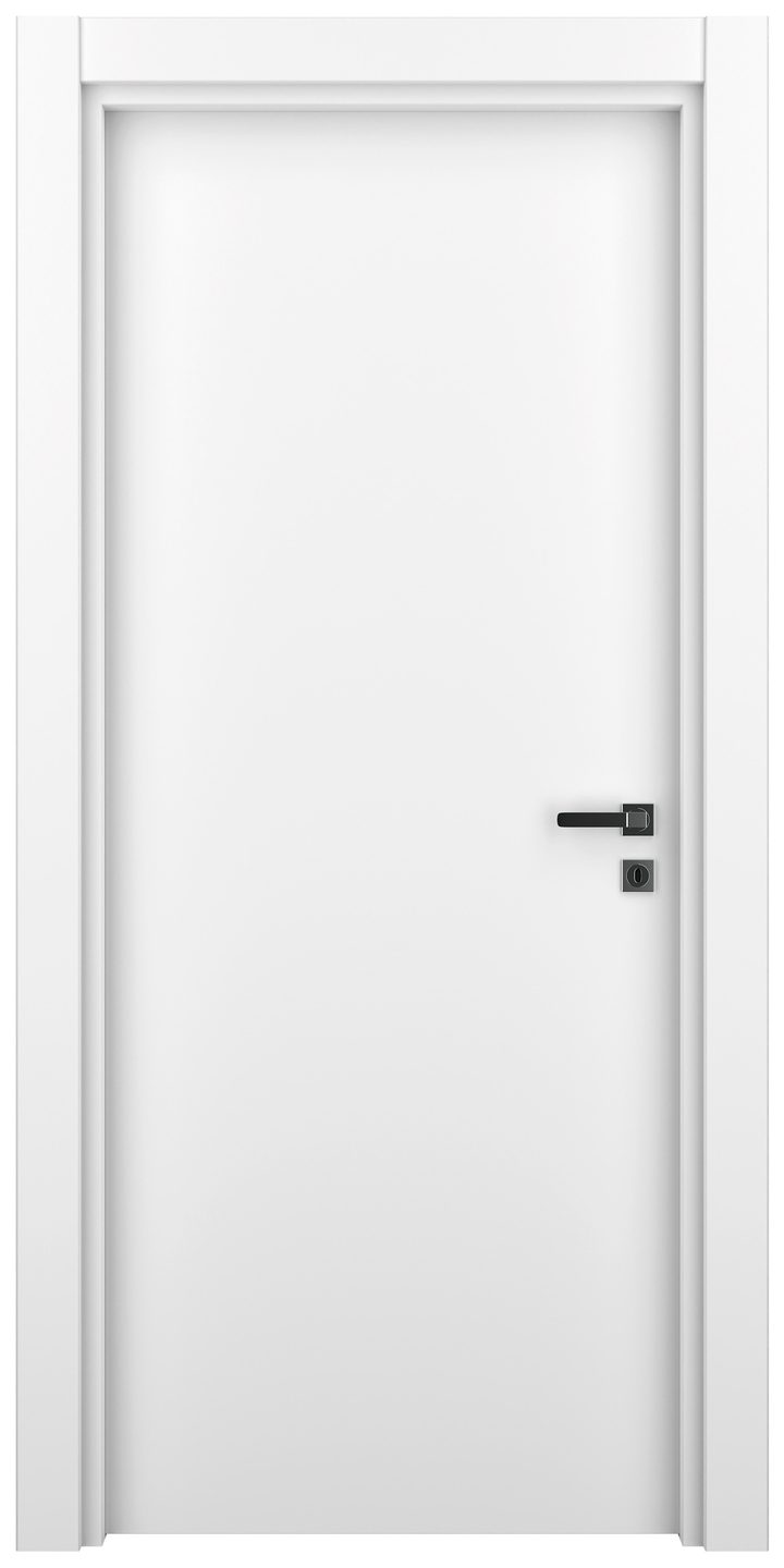 Ușa de interior Natural White: albă, netedă și simplă. merge oriunde